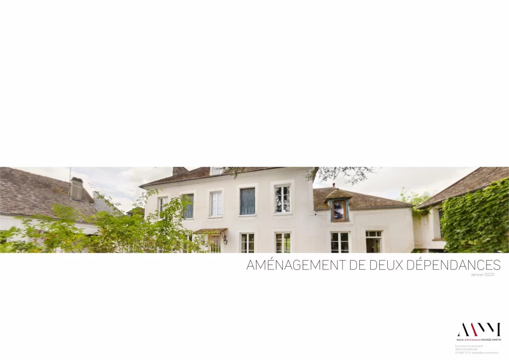 Étude de faisabilité réalisée par l'atelier Mouries-Martin Architecte DPLG.
